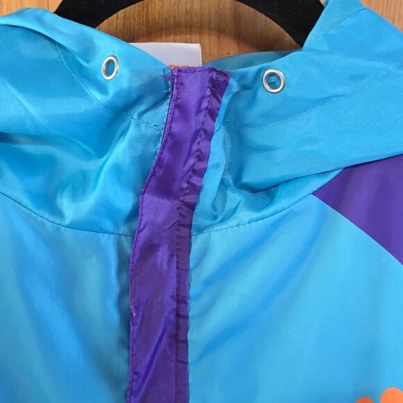 Nickelodeon Rugrats Windbreaker Jacket - Size L | Hooded Quarter-Zip Dinasauer🦖 - Picture 4 of 15